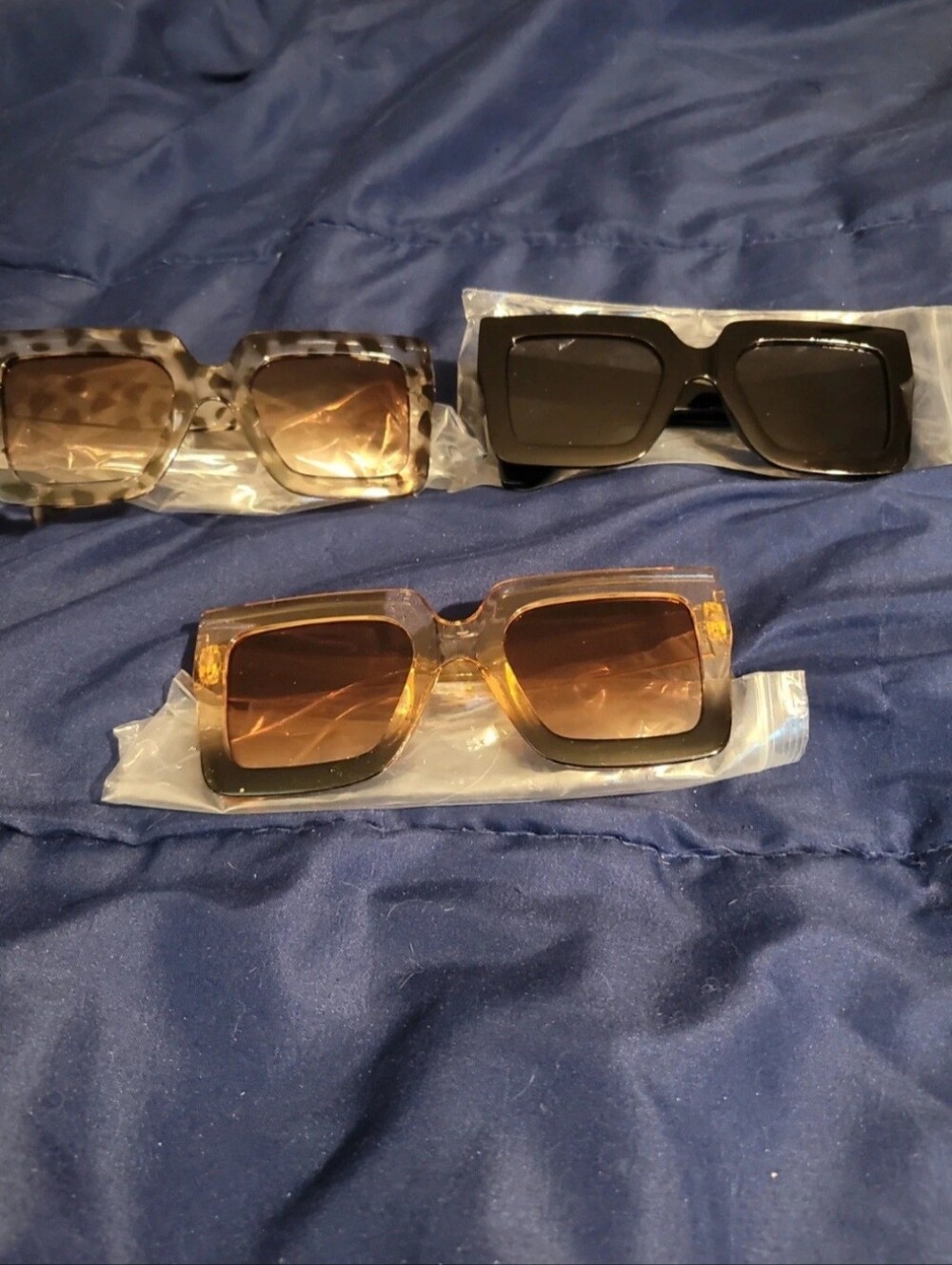 Women's Square Gradient Sunglasses - Brown